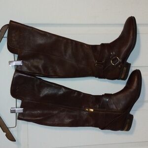 Vince Camuto Leather Riding Boots